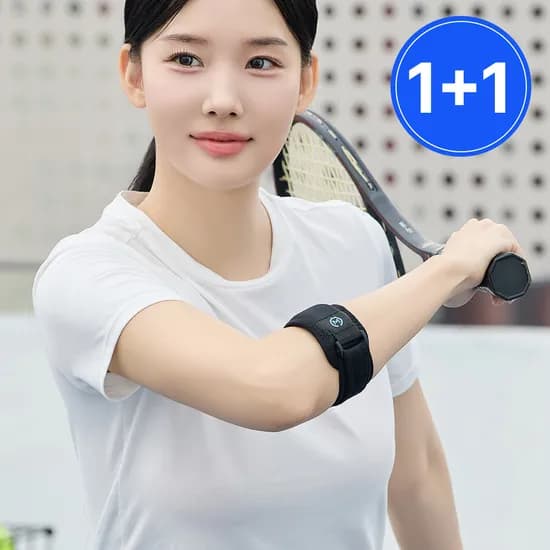 1+1 모매착 팔꿈치 보호대 테니스 엘보 골프 전완근 밴드 아대 헬스 엘보우 배드민턴