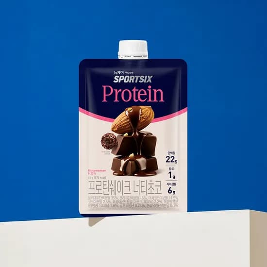 뉴케어 스포식스 프로틴쉐이크 단백질쉐이크 너티초코 7포 315g, 1개
