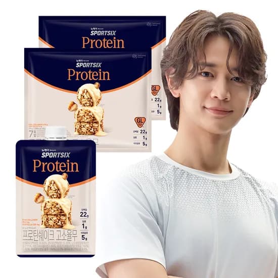 뉴케어 스포식스 프로틴쉐이크 단백질쉐이크 고소율무 7포 315g, 2개