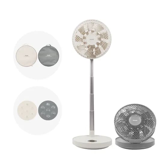 한경희 프리미엄 무선 휴대용 BLDC 폴딩팬 캠핑 차박 야구장 접이식 선풍기 HC-120F