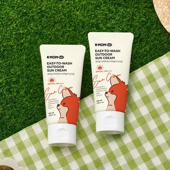 케이맘 이지투워시 야외놀이 선크림 50ml+50ml (SPF 50+, PA++++)