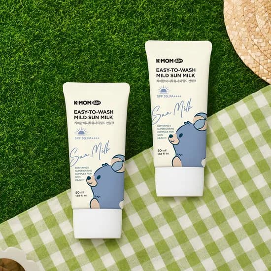 케이맘 이지투워시 마일드 선밀크 50ml+50ml (SPF 30, PA++++)