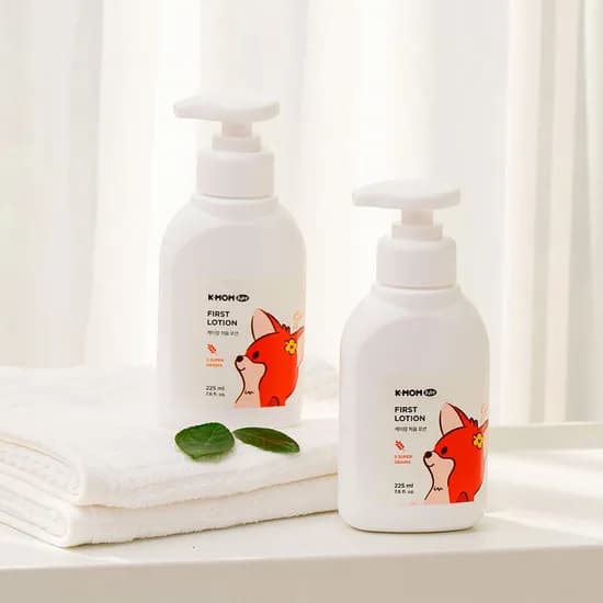 케이맘 처음 베이비 보습 로션 225ml+225ml 데일리 진정보습 슈퍼곡물