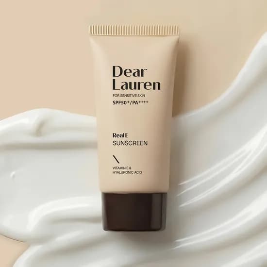 디어로렌 리얼E 혼합자차 선크림 SPF50+ 백탁없는 수분 저자극 민감성 40ml, 1개