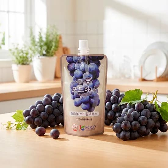 NFC착즙 100% 국내산 머루포도즙 스파우트 120ml, 10포, 1개