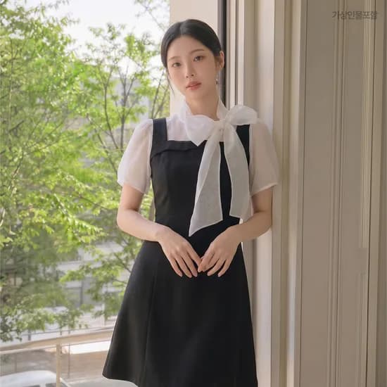 로엠 우븐매칭 미니 원피스 RMOWG26ST1