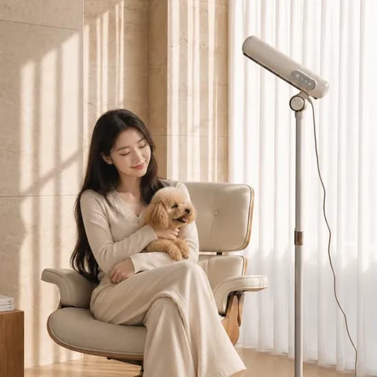 제니퍼룸 BLDC 스탠딩 헤어드라이기 프로 핸즈프리 스탠드 드라이어 가정용미용실