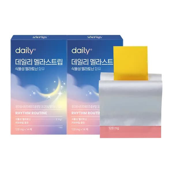 데일리 멜라스트립 식물성 멜라토닌 함유 필름 128mg x 28매