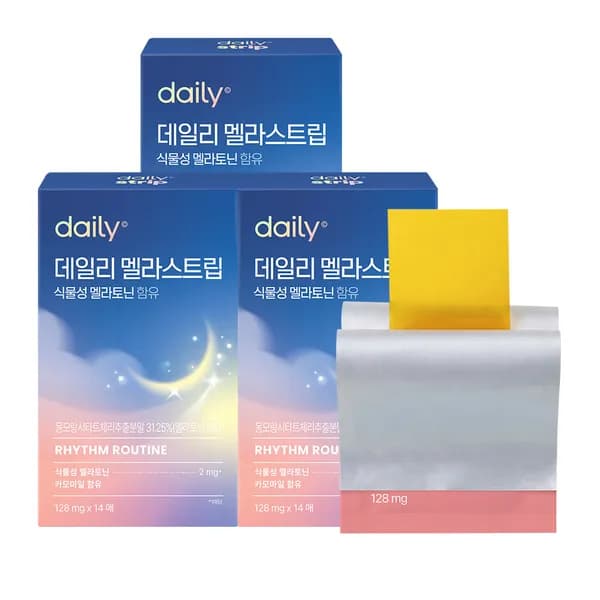 데일리 멜라스트립 식물성 멜라토닌 함유 필름 128mg x 42매