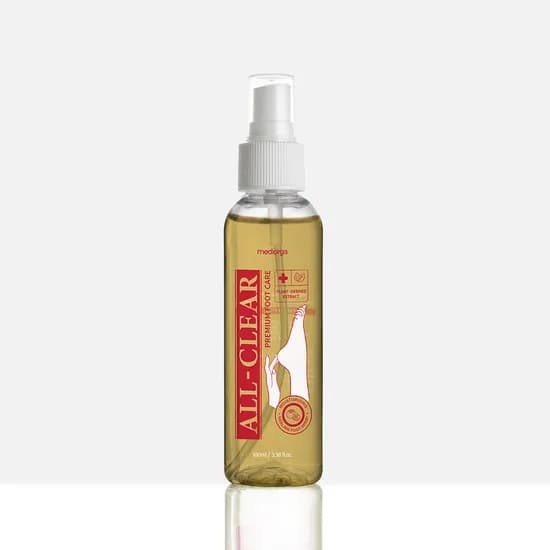 메디올가 올 클리어 풋 미스트 풋케어 냄새 각질 향균 문제성 발 케어 100ml, 4개
