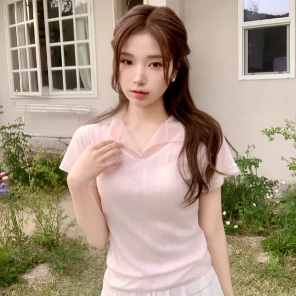 카라 반팔 티셔츠 ts5004