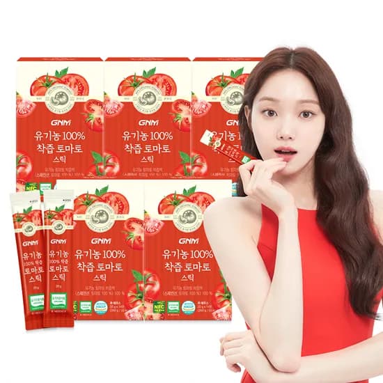 GNM 유기농 100% NFC 착즙 토마토 스틱 5박스(총 70포)