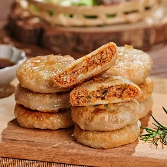 오뚜기 겉바속촉 얇은피 호떡쌀 군만두 김치만두 1.2kg 1개