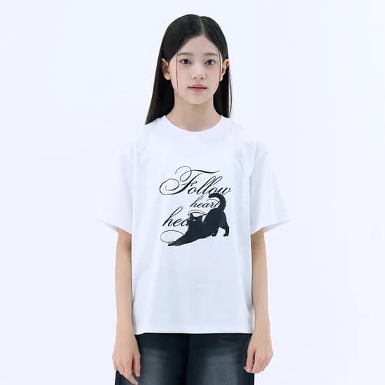 더데이걸 캐릭터 박시핏 티셔츠 TGRA26518