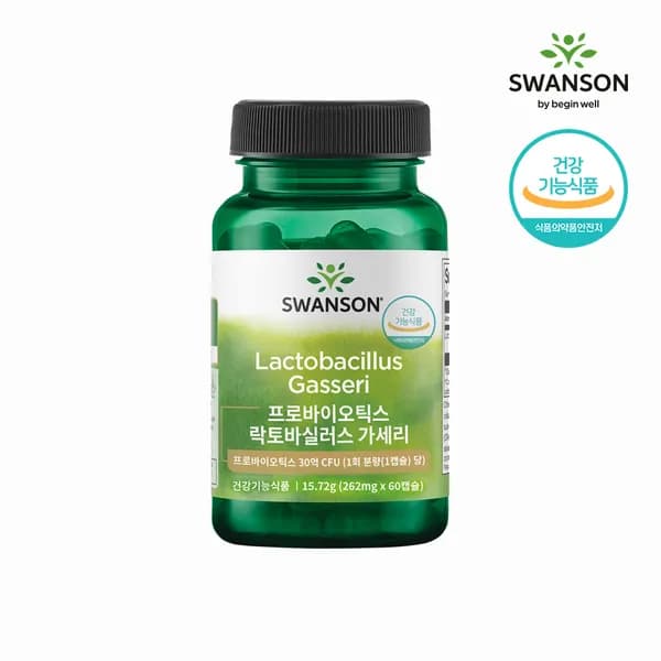 스완슨 프로바이오틱스 락토바실러스 가세리 모유유래 유산균 60캡슐, 1개