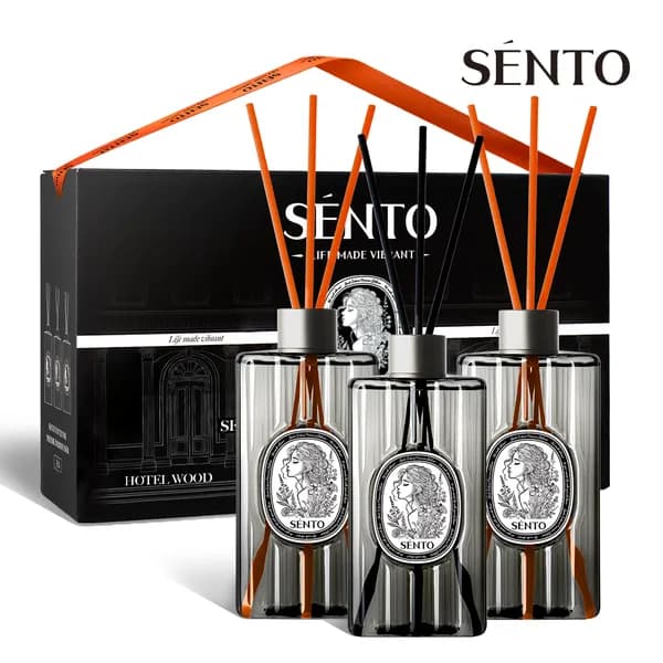센토 인텐스 프리미엄 대용량 디퓨저 선물세트 호텔우드 550ml 3개