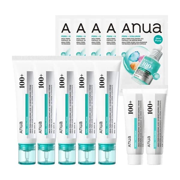 아누아 PDRN 히알루론산 콜라겐 넥크림 목 주름케어 수분 크림 60ml 5개