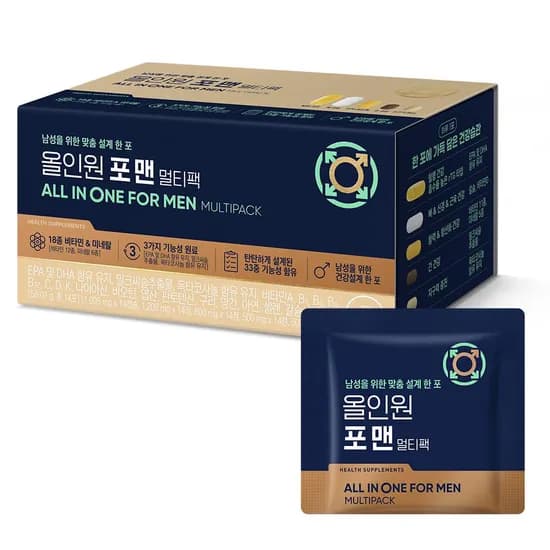 대상웰라이프 올인원 포 맨 멀티팩 14포, 1개