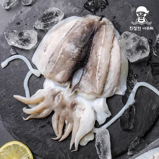 손질갑오징어 1마리 개별포장 갑오징어볶음 숙회 냉동 친절한어부씨