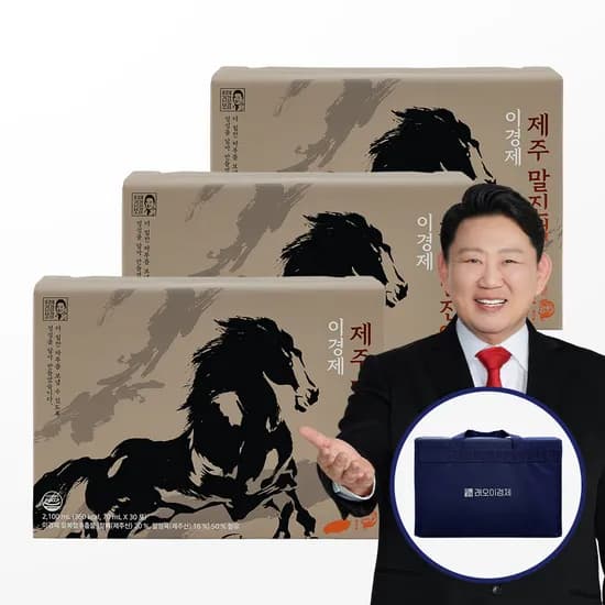 래오이경제 제주 말진액 말뼈 엑기스 진액 즙 70ml, 30포, 3개