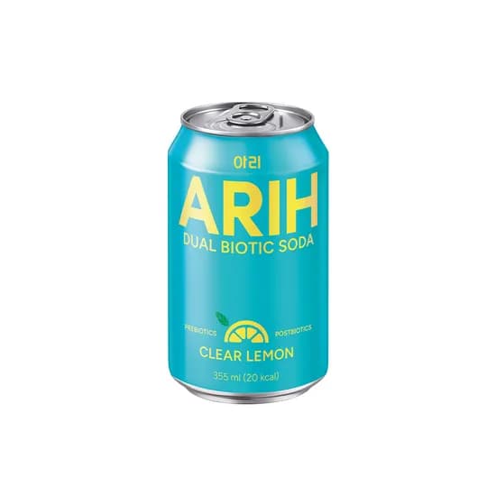 아리 ARIH 듀얼바이오틱 소다 클리어 레몬 1BOX(355ml x 24입)