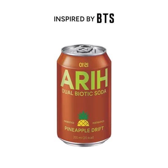 아리 ARIH 듀얼바이오틱 소다 파인애플 드리프트 1BOX 355ml x 24입