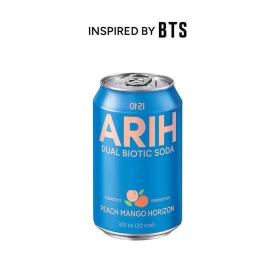 아리 ARIH 듀얼바이오틱 소다 피치망고 호라이즌 1BOX(355ml x 24입)