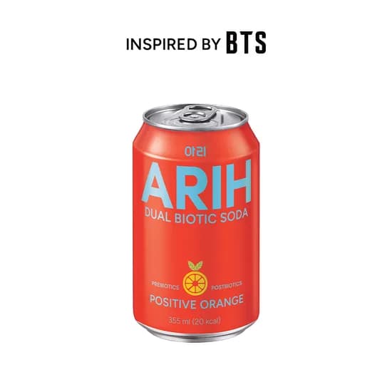 아리 ARIH 듀얼바이오틱 소다 포지티브 오렌지 1BOX 355ml x 24입