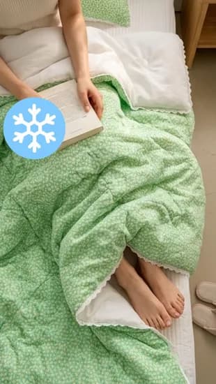 꽃무늬 리본 거즈 여름이불 냉감 모달 쿨이불