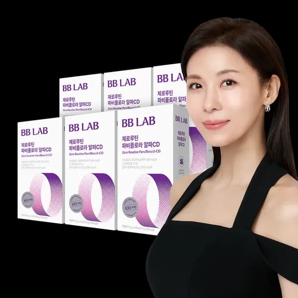 비비랩 제로루틴 파비플로라 알파CD 알파시클로덱스트린 흑생강 14포 6개