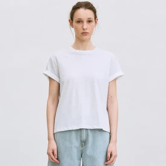 roll up T-shirt (melange gray)