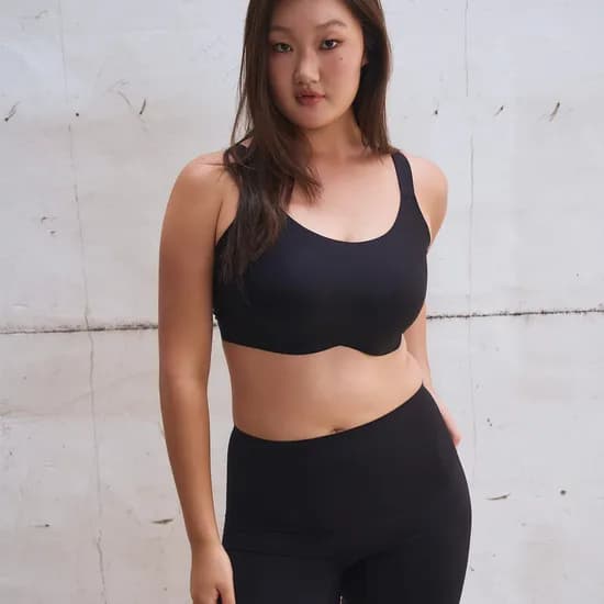 맥스브라 노와이어 미니마이저 브라 하이웨스트 보정 사각팬티 세트 2Colors