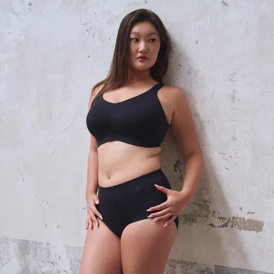 맥스브라 노와이어 커버브라 하이웨스트 보정 삼각팬티 세트 2Colors