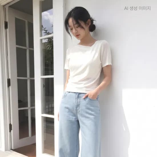 로엠 RE 랩 셔링 반팔 풀오버 (RMKAG24RTA) RMKAG26RT1