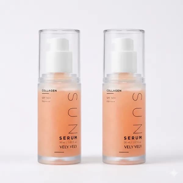 블리블리 콜라겐 탄력 캡슐 선세럼 30ml+30ml 자외선차단제 SPF50+PA++++