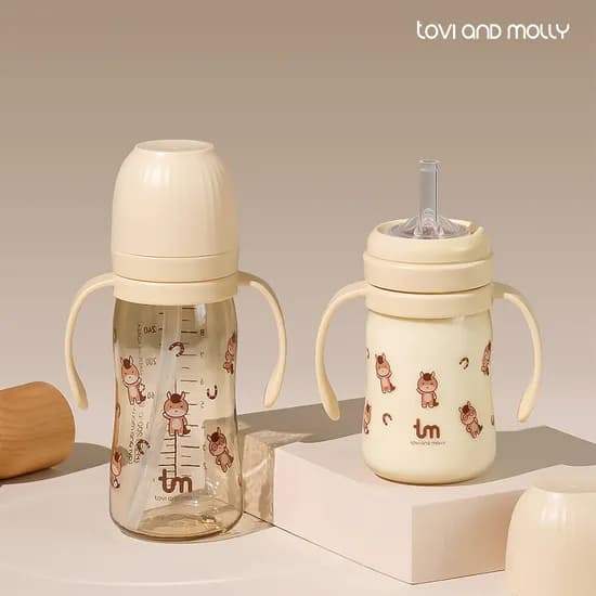 마리 새지 않는 아기 유아 어린이집 올데이 빨대컵 180ml 280ml