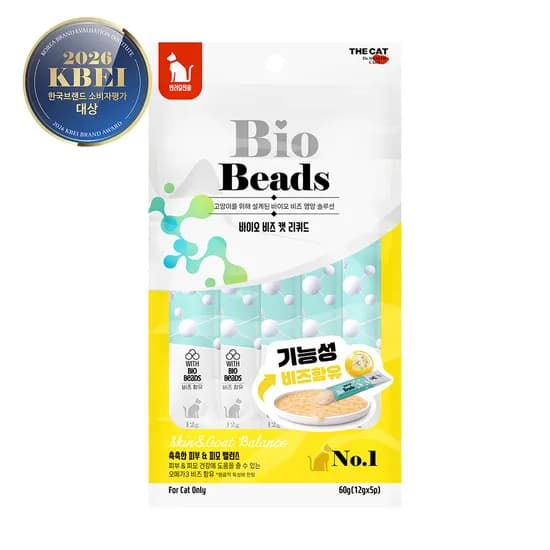 더캣 비비캣 캡슐이 보이는 고양이 짜먹는 영양 간식 피모, 60g, 1개