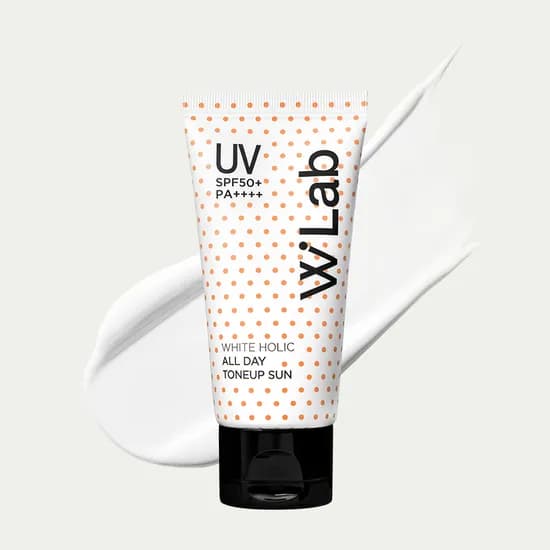 화이트홀릭 올데이 톤업 선 50ml SPF 50+ PA++++ 24시간 보송 브라이트닝 선크림