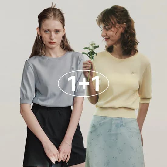 스무디 반팔 스웨터 SMOOTHIE SHORT SLEEVE SWEATER