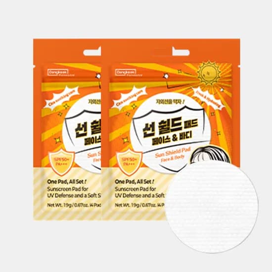 마데카 선쉴드 패드 4매 1개, 2개, 3개 택1