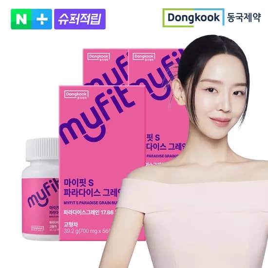 동국제약 마이핏S 파라다이스그레인 버닝 6-파라돌 56정, 3개