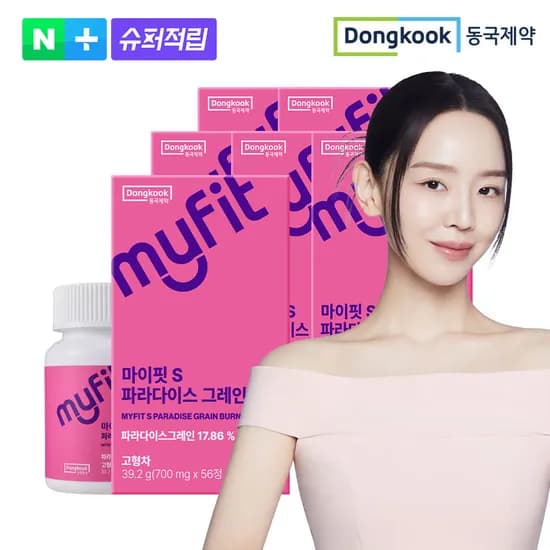 동국제약 마이핏S 파라다이스그레인 버닝 6-파라돌 56정, 6개