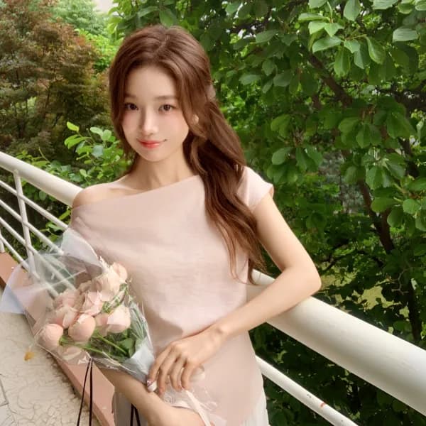 린넨 언발 셔링 블라우스 bs8775