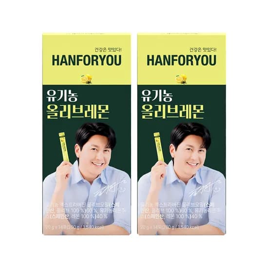 유기농100% 올레샷 엑스트라버진올리브오일 레몬 280ml 2개