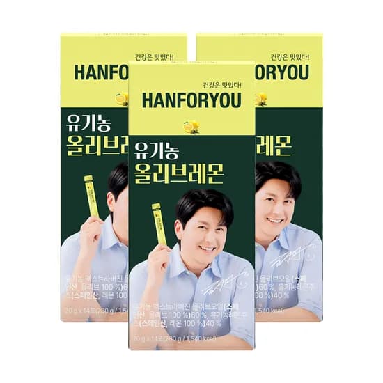 유기농100% 올레샷 엑스트라버진올리브오일 레몬 280ml 3개
