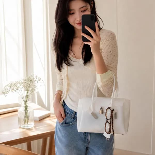 여름 투명 방수 젤리백 PVC 비치 토트백 썸머 젤리가방