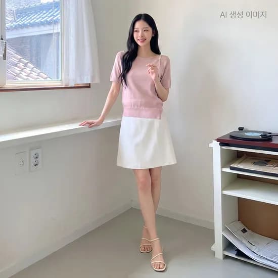 로엠 A라인 미니스커트 RMWHG38S11