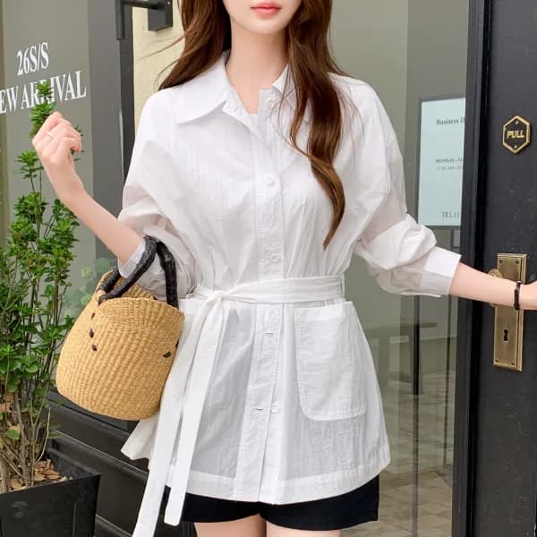 카라 포켓 벨티드 가을점퍼 jp783 49,950원