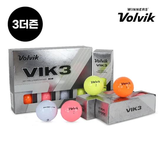 볼빅 빅3 VIK3 프리미엄 골프공 (3피스)