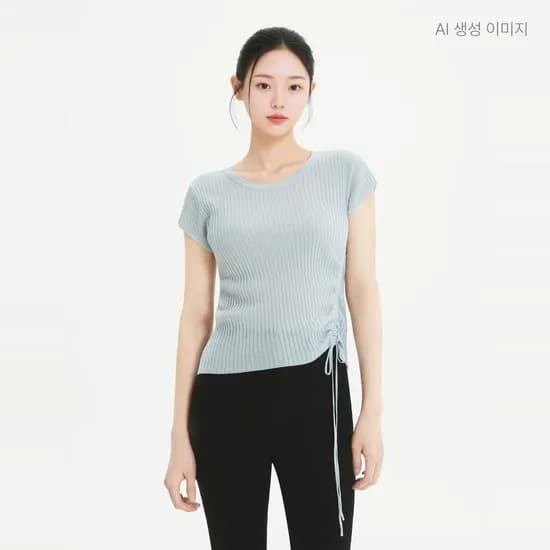 로엠 스트링 캡소매 풀오버 RMKAG37R11 31,600원